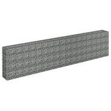 Vidaxl Gabion Planter hevet 360x30x90 cm galvanisert stål