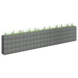 Vidaxl Gabion -Pflanzer vermehrte 450x30x90 cm verzinkter Stahl