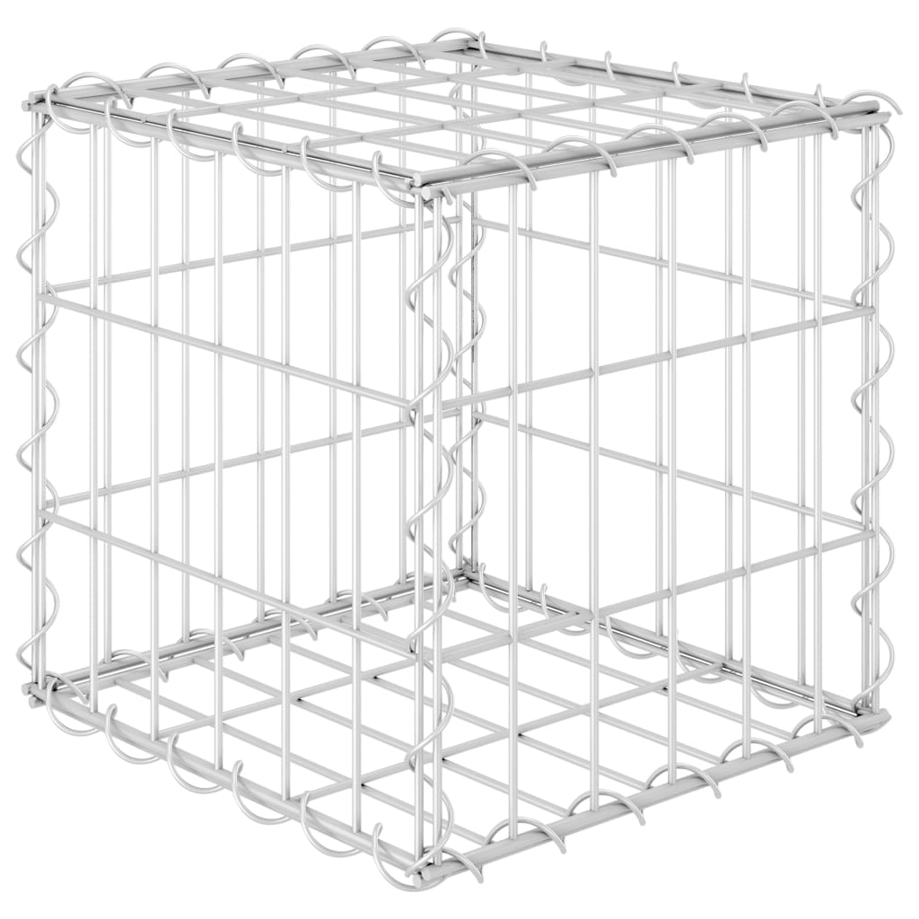 Vidaxl Gabion Planter hævet Cube 30x30x30 cm ståltråd