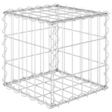 Vidaxl Gabion Planter hævet Cube 30x30x30 cm ståltråd