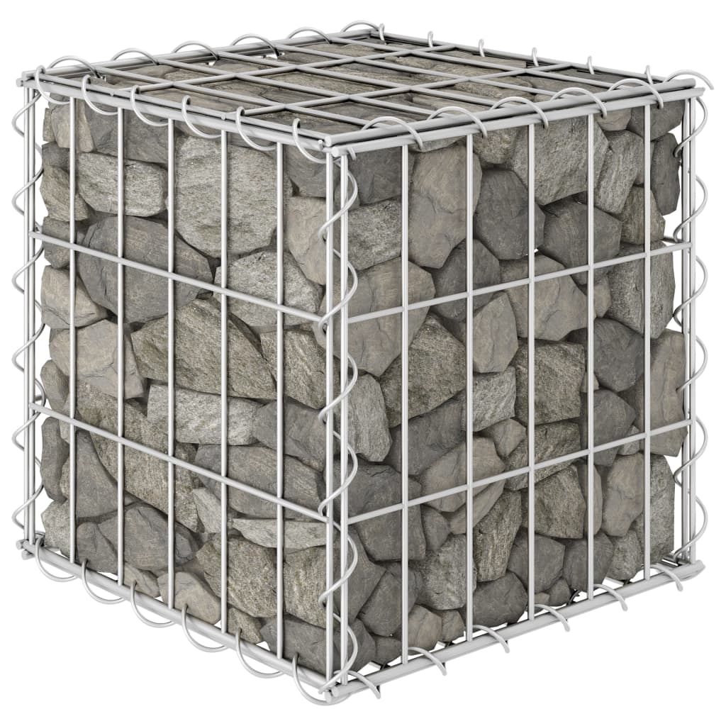 Vidaxl Gabion Planter hævet Cube 30x30x30 cm ståltråd