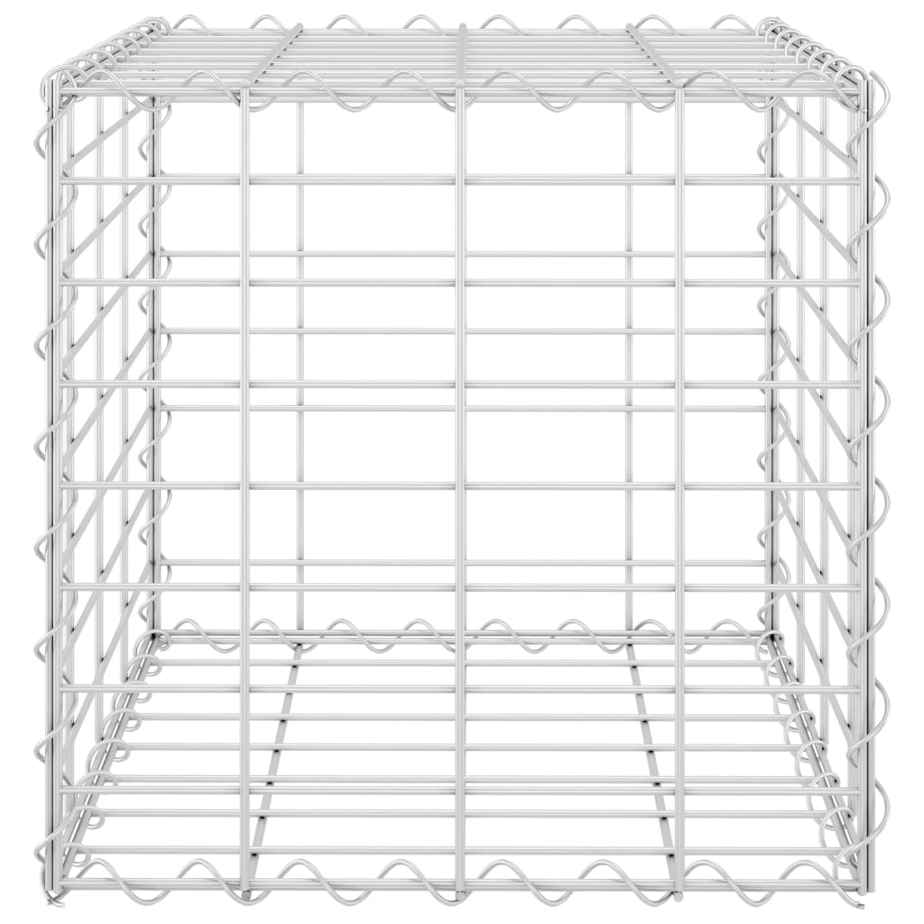 Vidaxl Gabion Fiorter Cubo rialzato 40x40x40 cm Filo acciaio