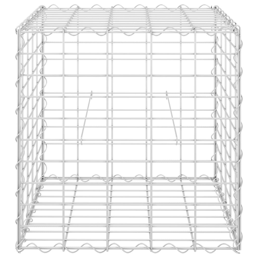 Cubo del cubo di Gabion Vidaxl Cubo 5x50x50 cm