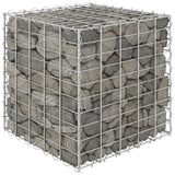 VidaXL Gabion Planter raised cube 50x50x50 cm steel wire