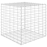 Vidaxl gabion plantenbak verhoogd kubus 60x60x60 cm staaldraad