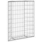 Vidaxl gabion plantenbak trapezium 80x20x100 cm gegalvaniseerd staal