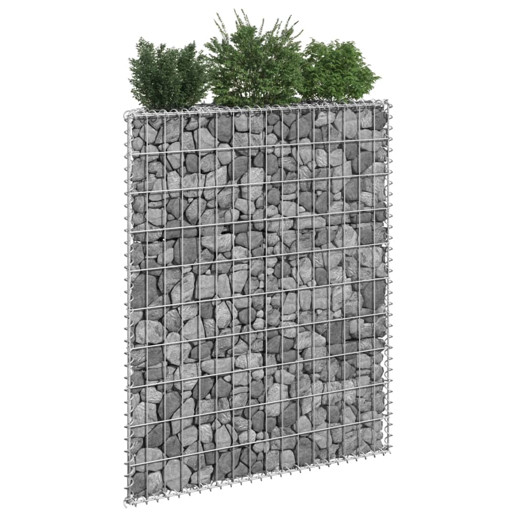 Vidaxl Gabion Planning Buck's Trapezoid 80x20x100 cm Galvanized steel