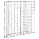 Vidaxl Gabion Planification trapézoïde de Buck 100x20x100 cm en acier galvanisé