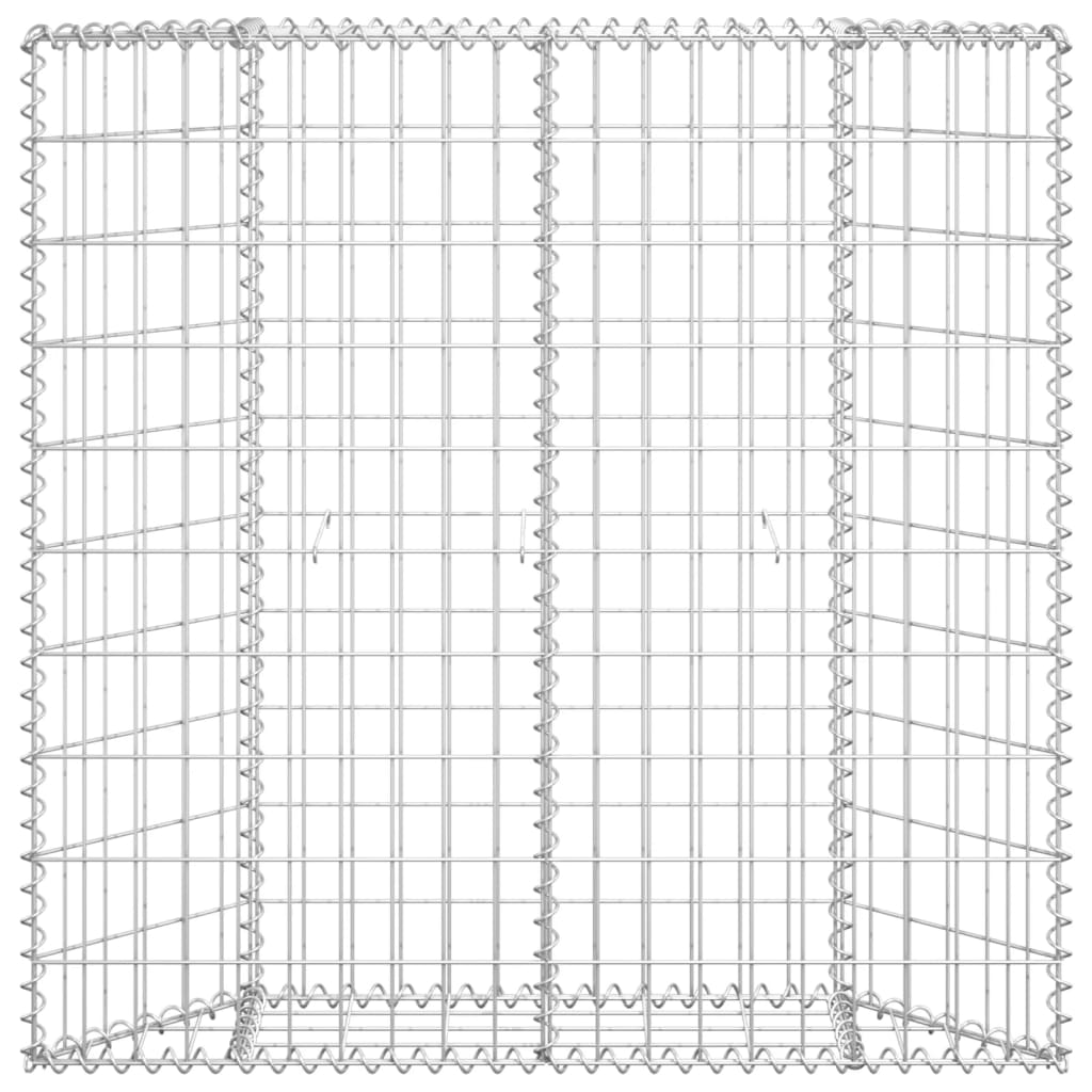 Vidaxl Gabion Planning Buck's Trapezoid 100x20x100 cm Acciaio zincato