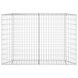 Vidaxl Gabion Planning Bucket Trapezium 150x20x100 cm en acier galvanisé