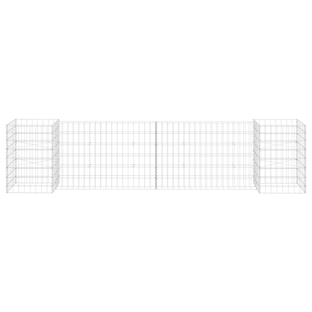 Vidaxl Gabion Plaseter H 260x40x60 cm ocelový drát