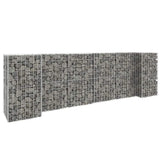 Vidaxl Gabion planter H-formet 260x40x80 cm ståltråd