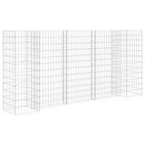 Vidaxl Gabion Planter en H 260x40x120 cm Fil en acier