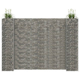 VidaXL Gabion plantenbak H-vormig 260x40x180 cm staaldraad