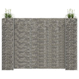 Vidaxl Gabion Planter H-formet 260x40x200 cm ståltråd