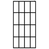 Vidaxl inloopdouchewand 90x195 cm mat gehard glas
