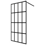 Vidaxl Walk -in Duschwand 100x195 cm MAT Temperiertes Glas