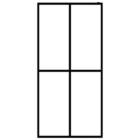 Vidaxl inloopdouchewand 118x190 cm mat gehard glas