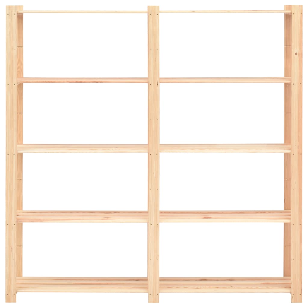 Vidaxl Storage Rack 5-lag 170x38x170 cm Solid Pine 500 kg