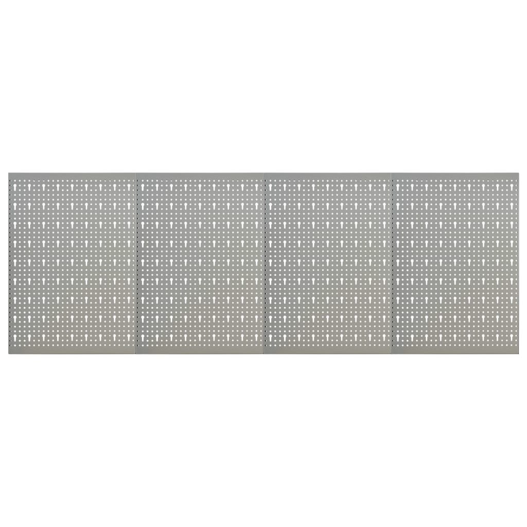 Vidaxl Gaartjenspanlelen Wall -4 szt. 40x58 cm stal