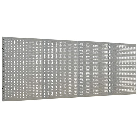 Vidaxl gaatjespanelen wandgemonteerd 4 st 40x58 cm staal