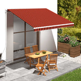 Vidaxl LaFeldoek 400x300 cm Leinwand Orange und Braun