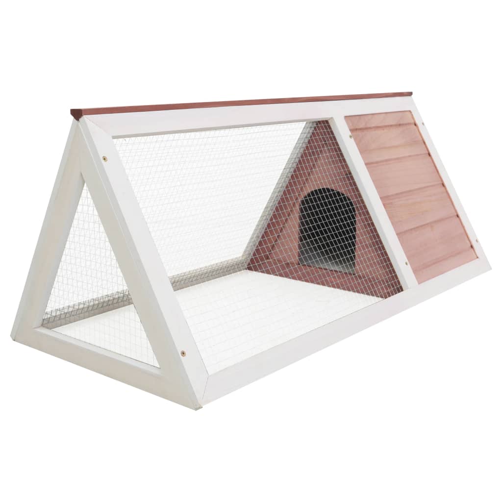 Vidaxl Rabbit Loft Wood Brown