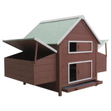 Vidaxl Chicken Coop 157x97x110 cm trebrun