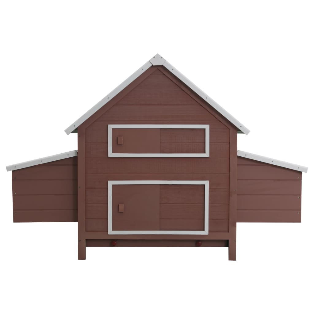 Vidaxl Poulet Coop 157x97x110 cm Holzbrong