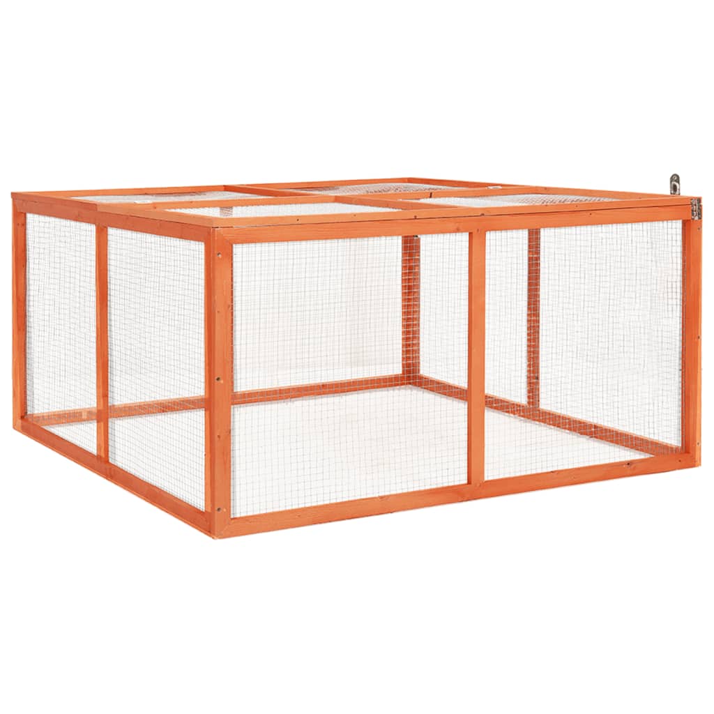 Vidaxl lapin Hutch 124x120x60 cm