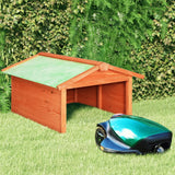 Vidaxl -deksel for robot Grass Mower 72x87x50 cm Solid Pinewood