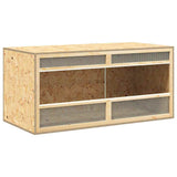 Vidaxl terrarium 100x47x47 cm bewerkt hout