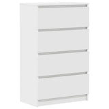 Vidaxl dressoir 60x35x98,5 cm bewerkt hout wit