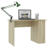 Vidaxl bureau 110x60x73 cm bewerkt hout sonoma eikenkleurig