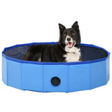 Vidaxl Hond schwammen Pool zesummegefaasst 80x20 cm pvc blo