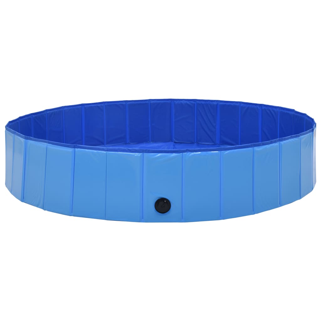 Vidaxl Dog swimming pool Collapsible 160x30 cm PVC Blue