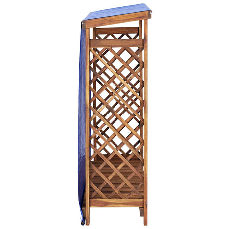 Vidaxl haardhoutopslag 105x38x115 cm massief acaciahout