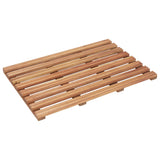 Vidaxl Bath Mats 2 PCS Solid Acacia Wood 56x37 cm