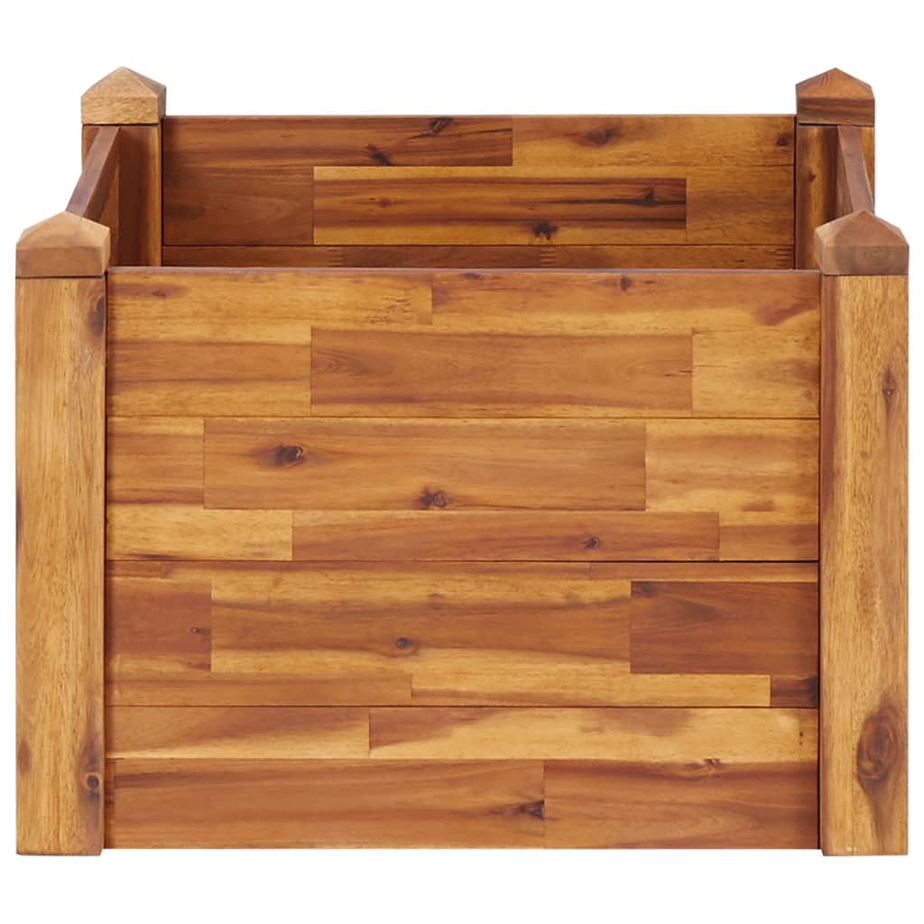 Casella di pianificazione Vidaxl raccolto 60x60x44 cm acacia solido