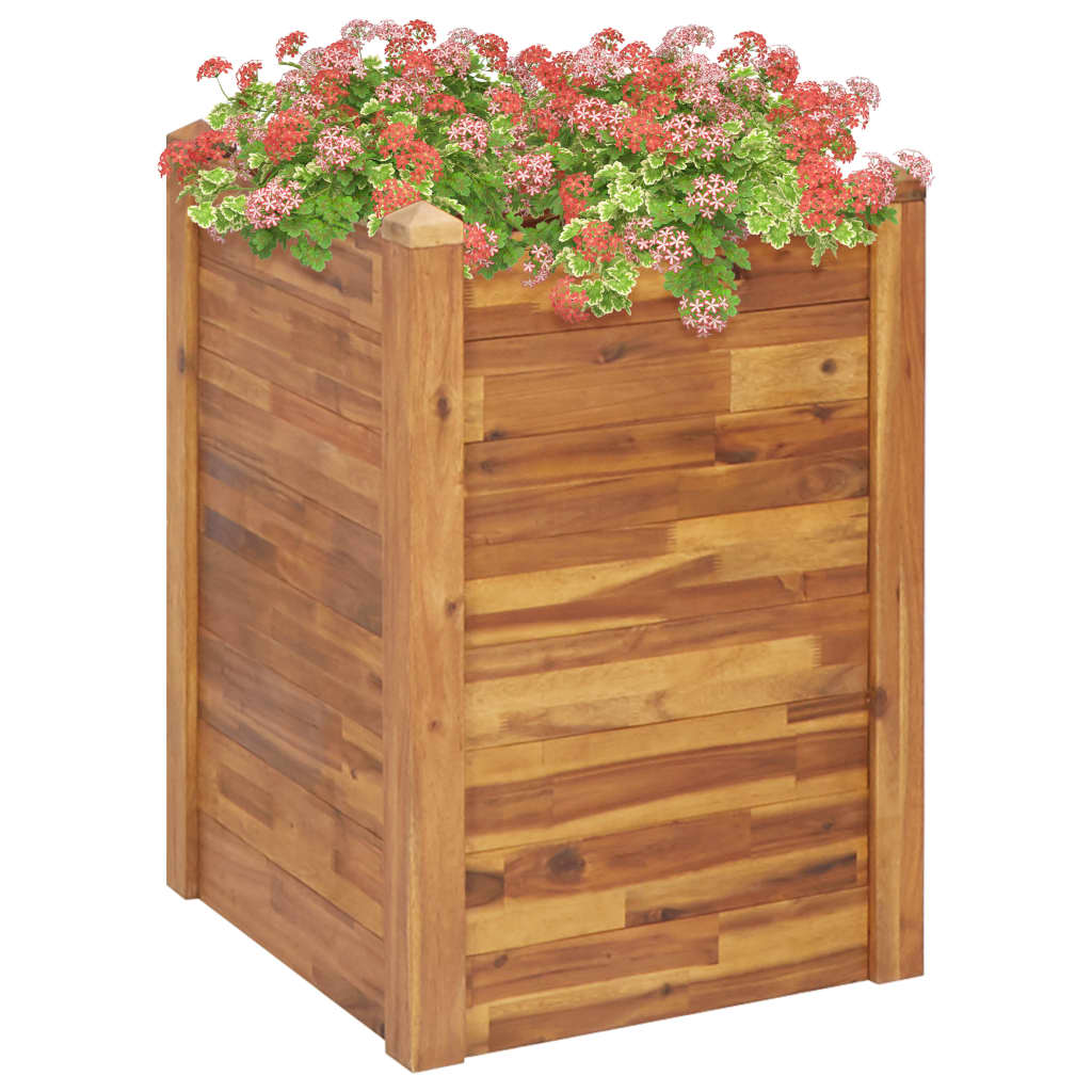 Vidaxl Planter opgeworf 60x6084 cm Solcia Wood