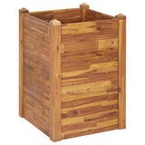 Vidaxl Planter höjde 60x60x84 cm fast acacia trä