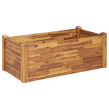 Vidaxl Planter höjde 110x60x44 cm fast akacia trä