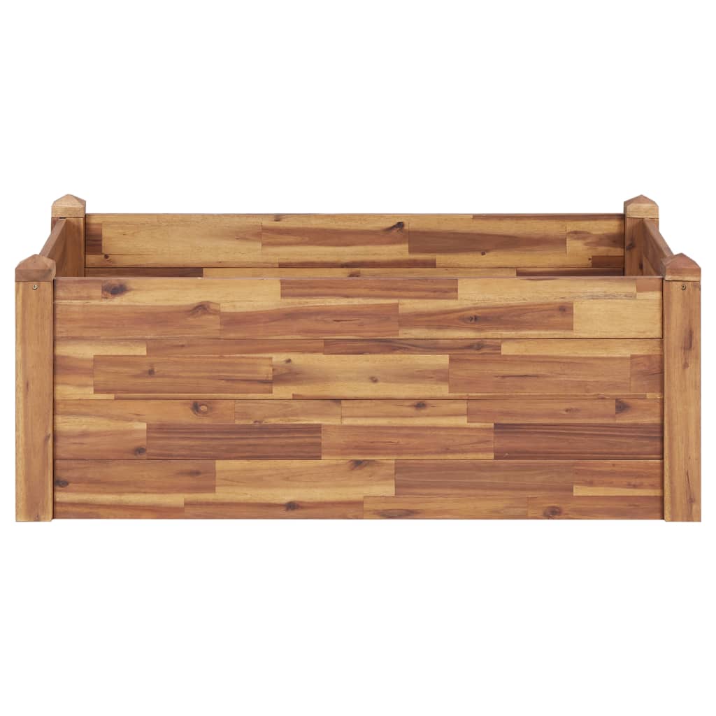 Vidaxl Planter hævet 110x60x44 cm fast acacia træ