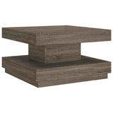 Vidaxl salontafel 60x60x35 cm mdf grijs