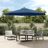 Vidaxl -schwimmendes Parasol mit Aluminiumpol 350 cm Blau