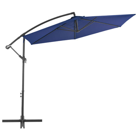 Vidaxl flytende parasol med aluminiumstol 300 cm blå