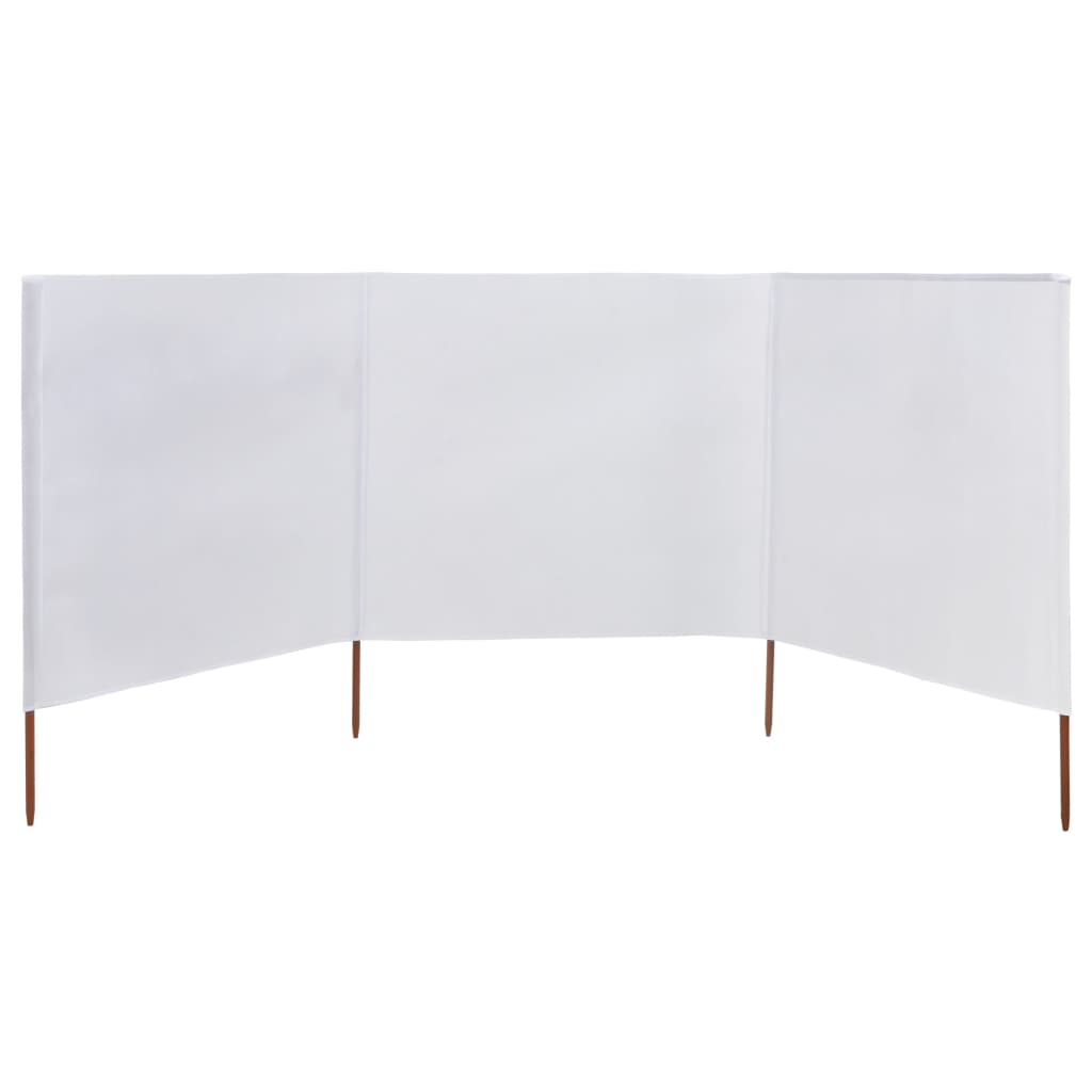 Vidaxl Windshield 3 Panels 400x80 cm Stoff Sandware