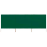 Vidaxl windscherm 3-panelen 400x80 cm stof groen