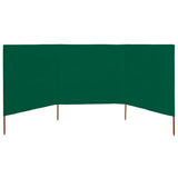 Vidaxl windscherm 3-panelen 400x160 cm stof groen