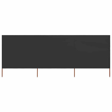 Vidaxl windscherm 3-panelen 400x160 cm stof antraciet